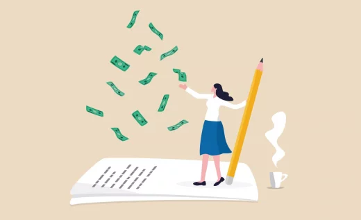 Make money from writing blog