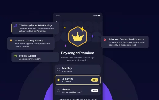 Paysenger premium features